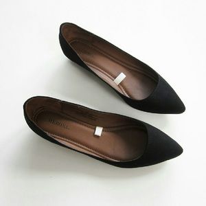 Black Merona Flats